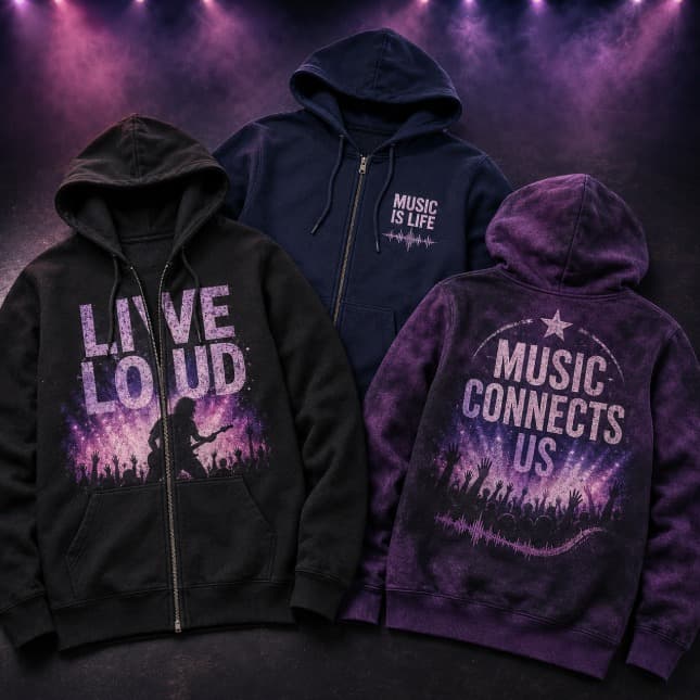 Zipper Hoodies