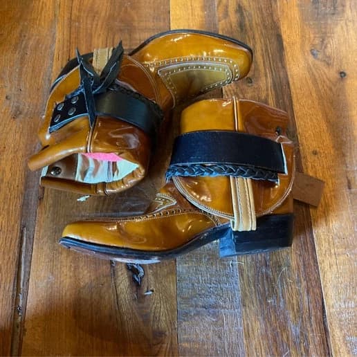 Canty Boots - Tony Lama Vintage Rust Paton (Size 7.5b)