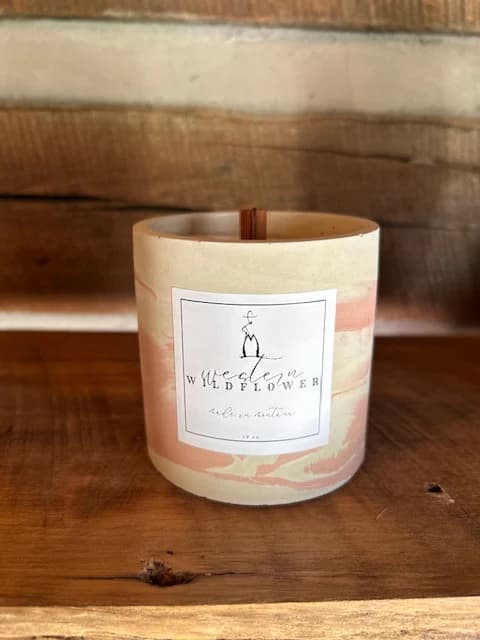 Western Wildflower Candle