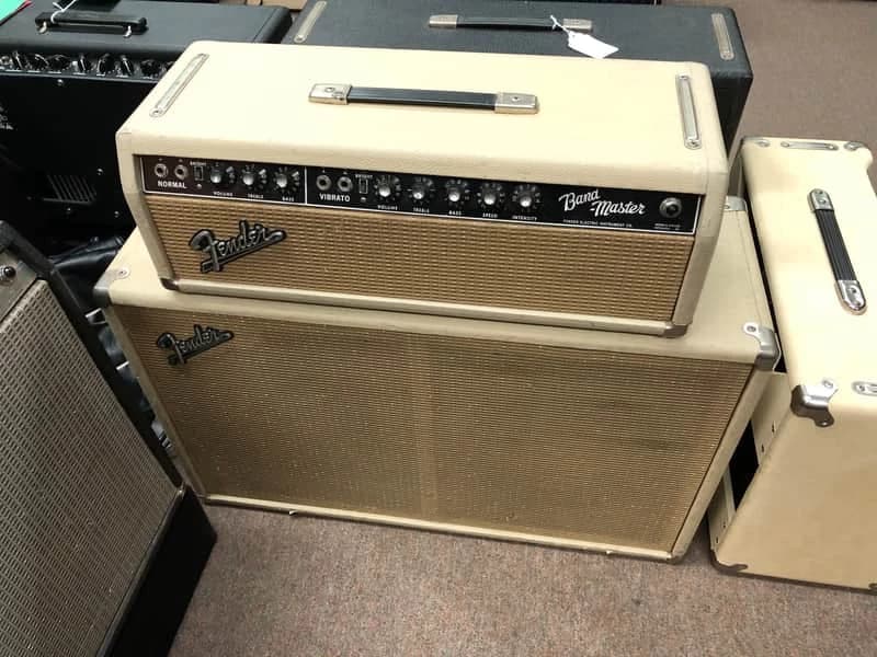 Pre-CBS Fender Band-Master Head & Cab 1964 - Blonde Tolex