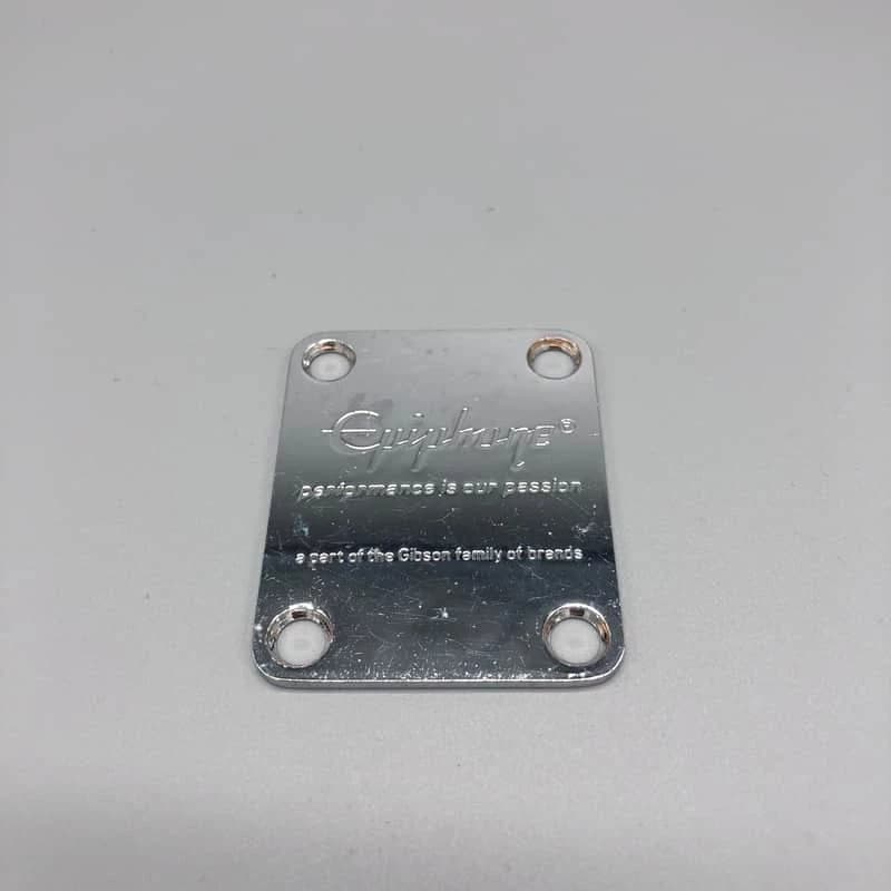 Epiphone Neck Plate Chrome 4-Hole