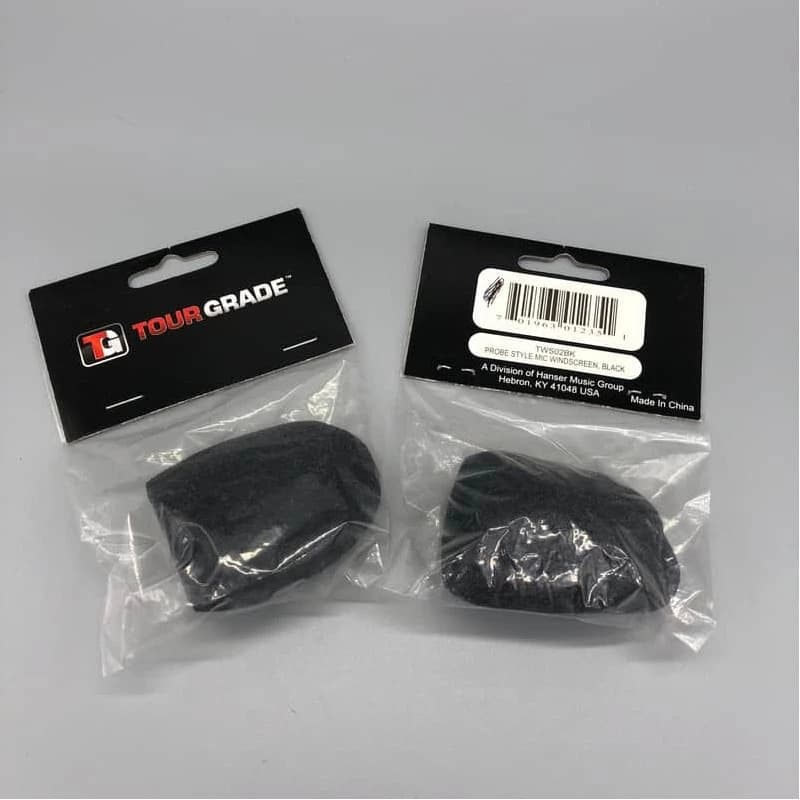 Tour Grade Probe Style Mic Windscreen (2 TOTAL - NEW OLD STOCK SEALED)