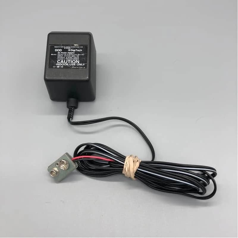 DOD Digitech AC Power Adapter PS125-117 9.8VDC 125mA (9V end)