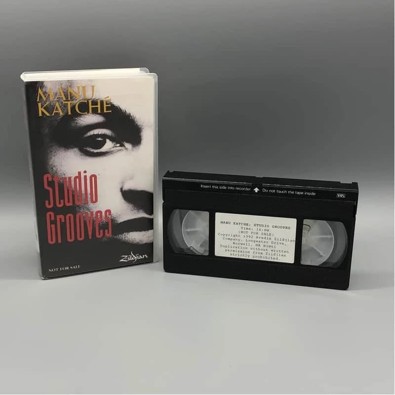 Zildjian Studio Grooves VHS (feat. Manu Katche) (Authorized Dealer’s “NOT FOR SALE” edition)