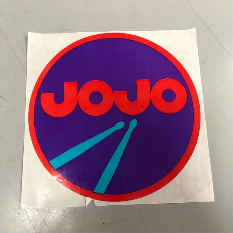 Jojo Vintage 5 1/4” Drum Stick Sticker Decal