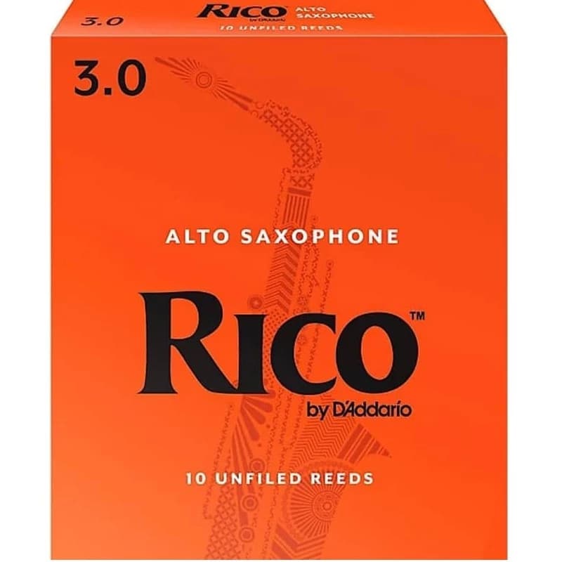 Rico Alto Saxophone Reeds Strength 3.0 Box of 10 - RJA1030